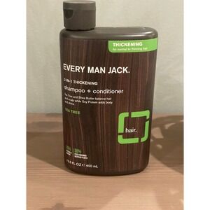 Every‎ Man Jack 2 in 1 Shampoo- Thickening- New